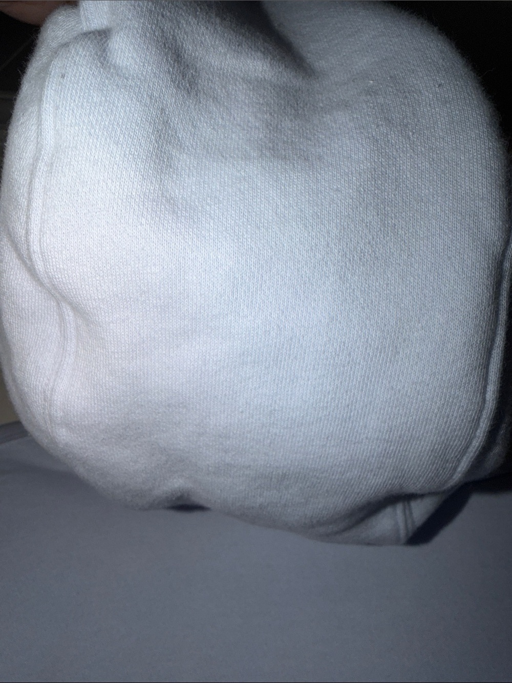 Nike- like new! Womens Cotton Lightblue pull over hoodie with lined hood Med - Picture 10 of 15